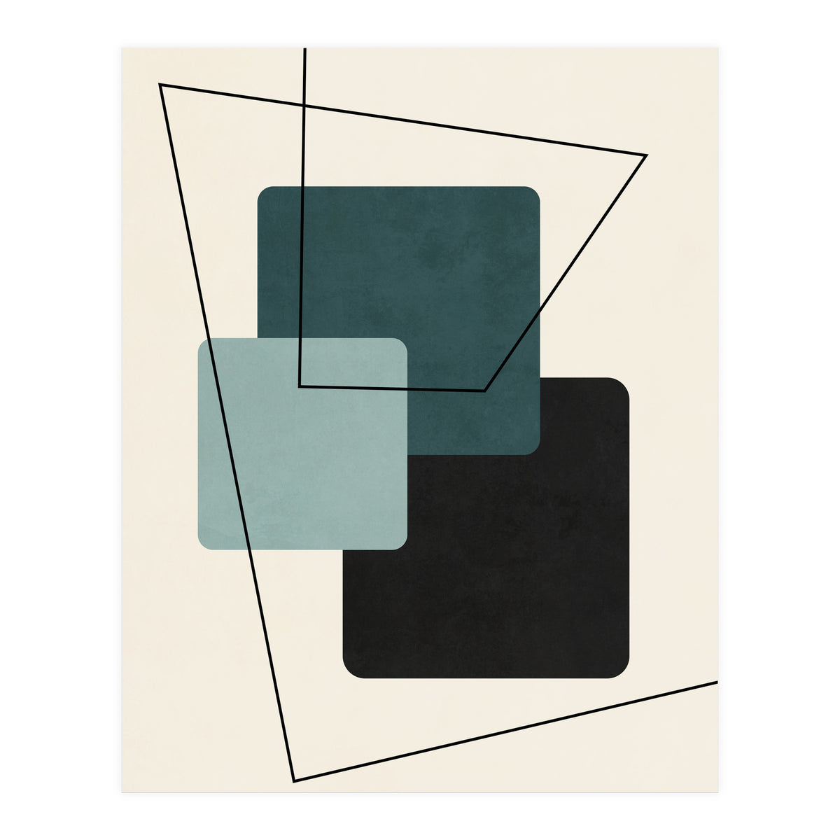 GEOMETRIC SHAPES  - F01 (Print Only)