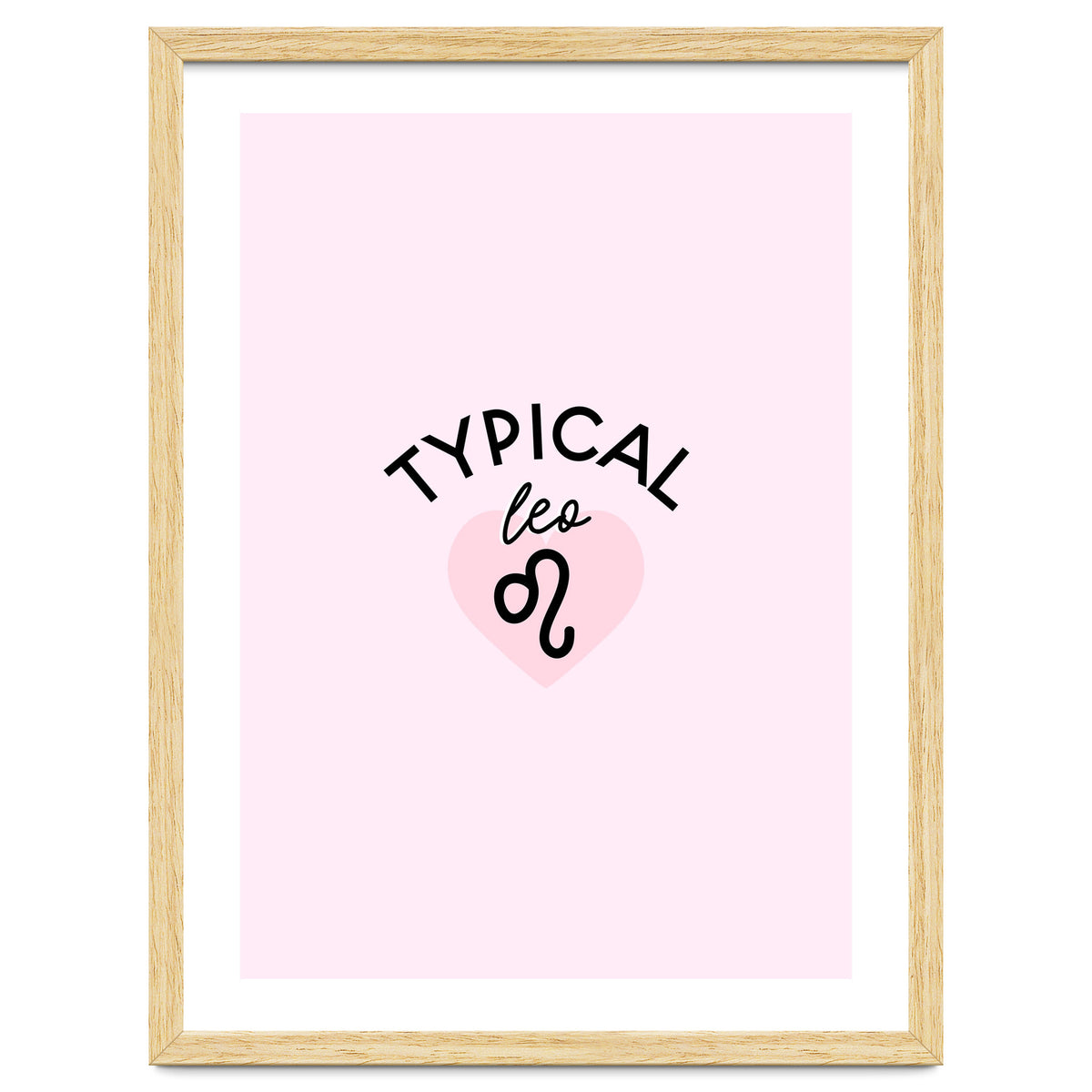 Typical Leo Horoscope Print