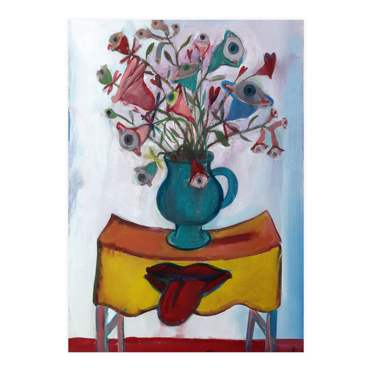 Flores Ojos Bocas 2 (Print Only)