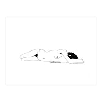 Untitled #1 - Lying nude figure (Print Only)