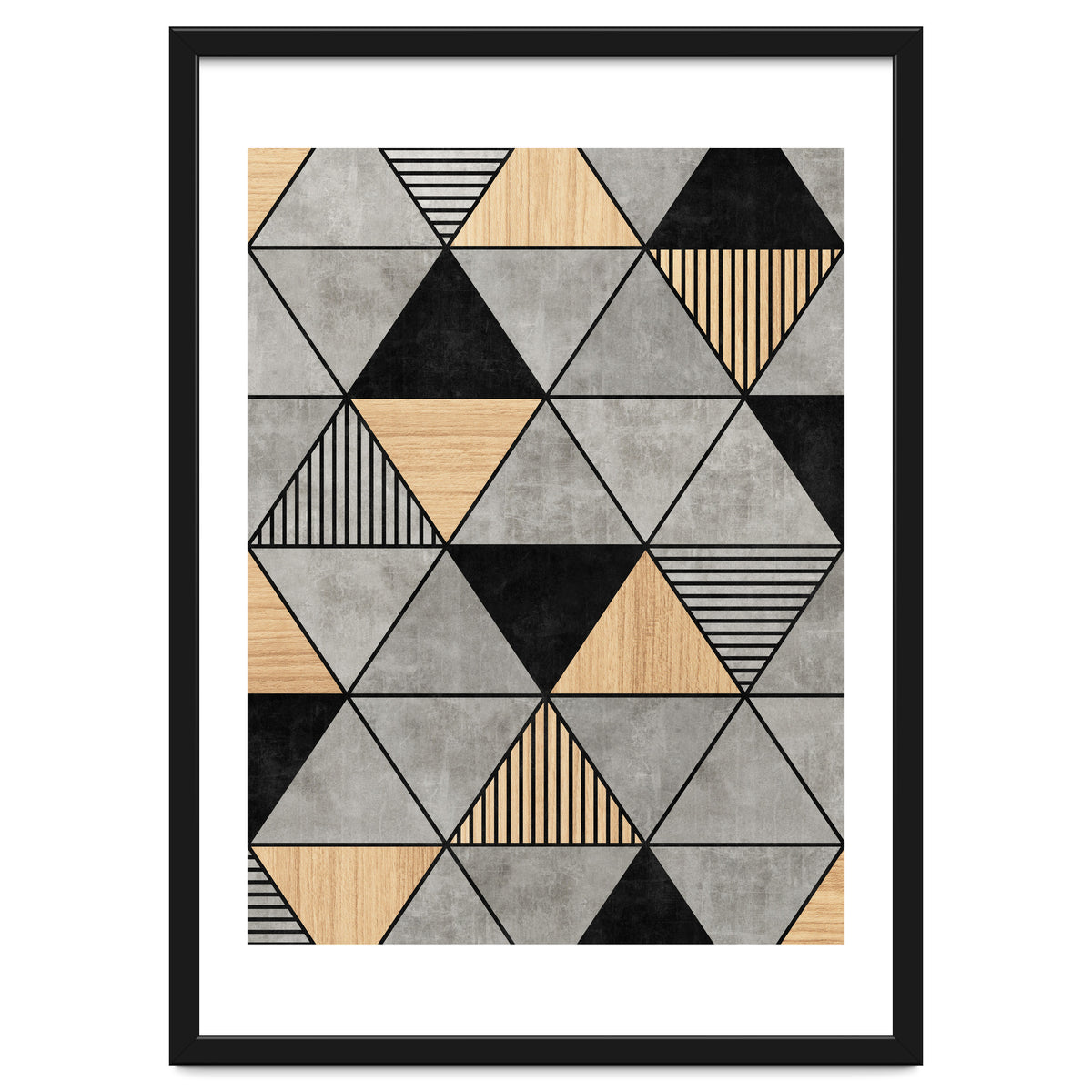 Concrete and Wood Triangles 2