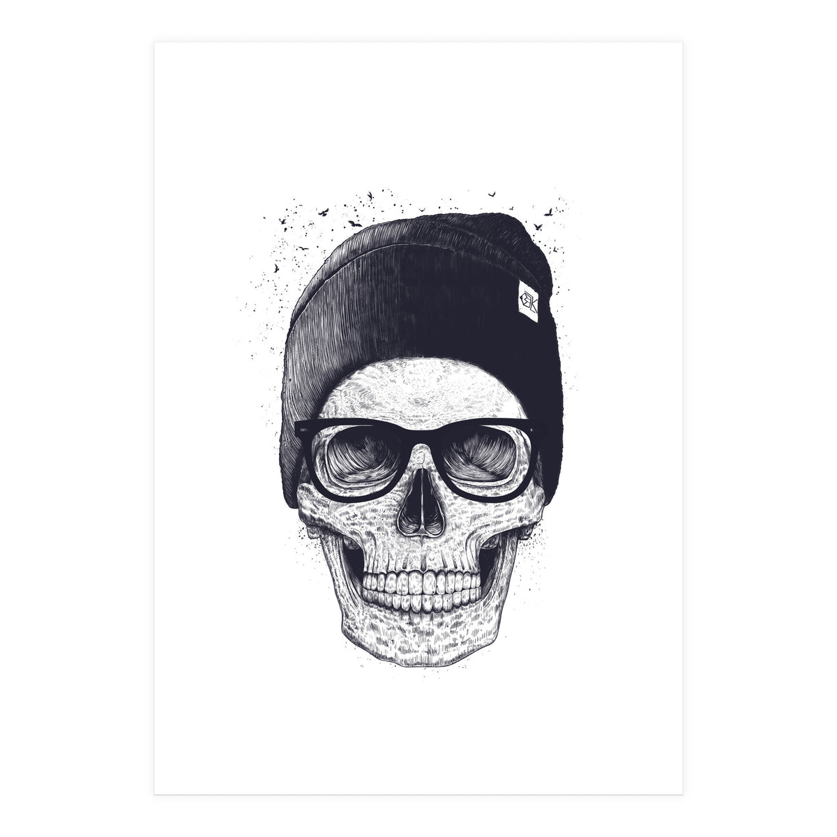 Skull In A Hat (Print Only)