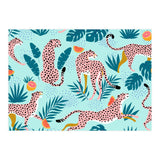 Cheetahs In The Grapefruit Grove, Tropical Jungle bohemian Wildlife, Tiger Wild Cat Nature Forest (Print Only) thumbnail