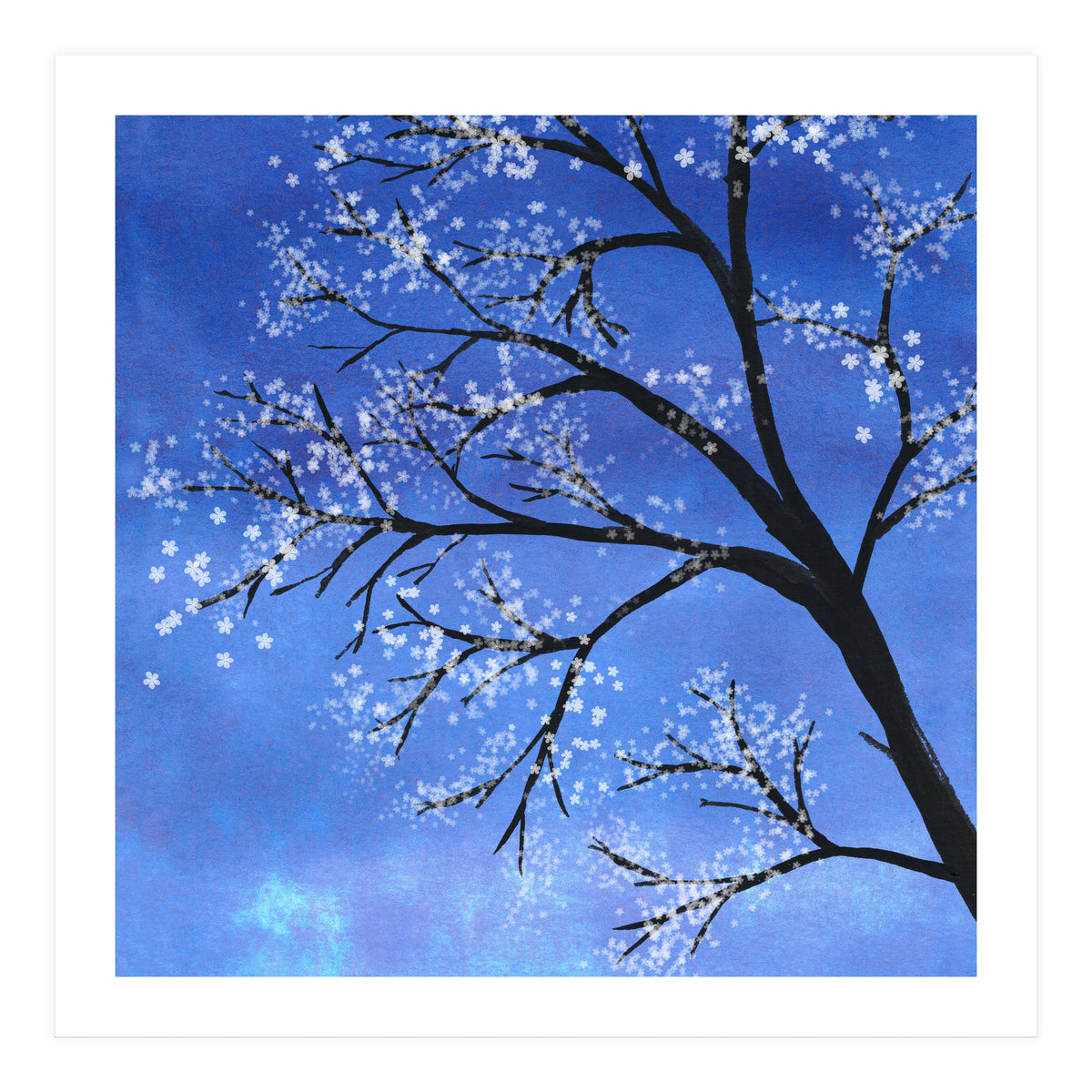 Tree in bloom  (Print Only)