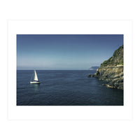 Cinque Terre Blue Sea (Print Only)