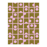 Pink Retro Circles Pattern (Print Only) thumbnail