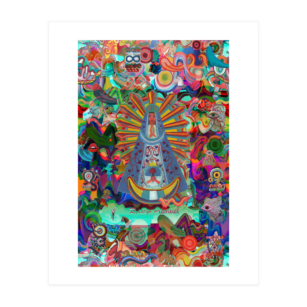 Virgen Y Graffiti (Print Only)