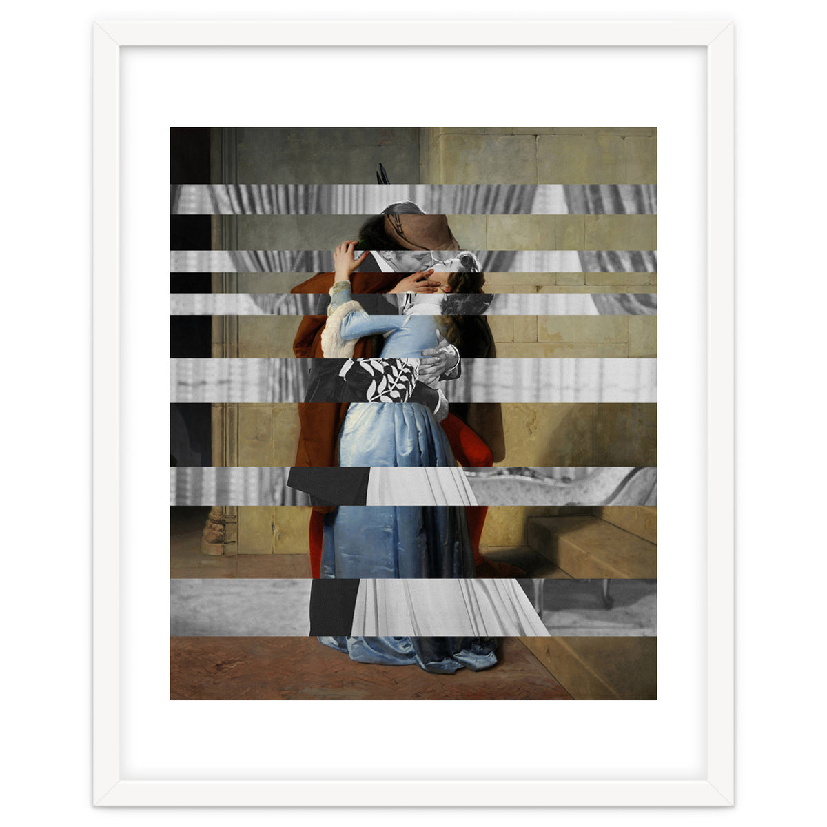 Hayez's "The Kiss" & Clark Gable and Vivien Leigh