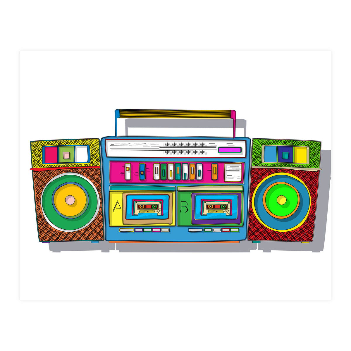 Boombox (Print Only)