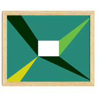 Geometric Shapes No. 27 - green, yellow & lime