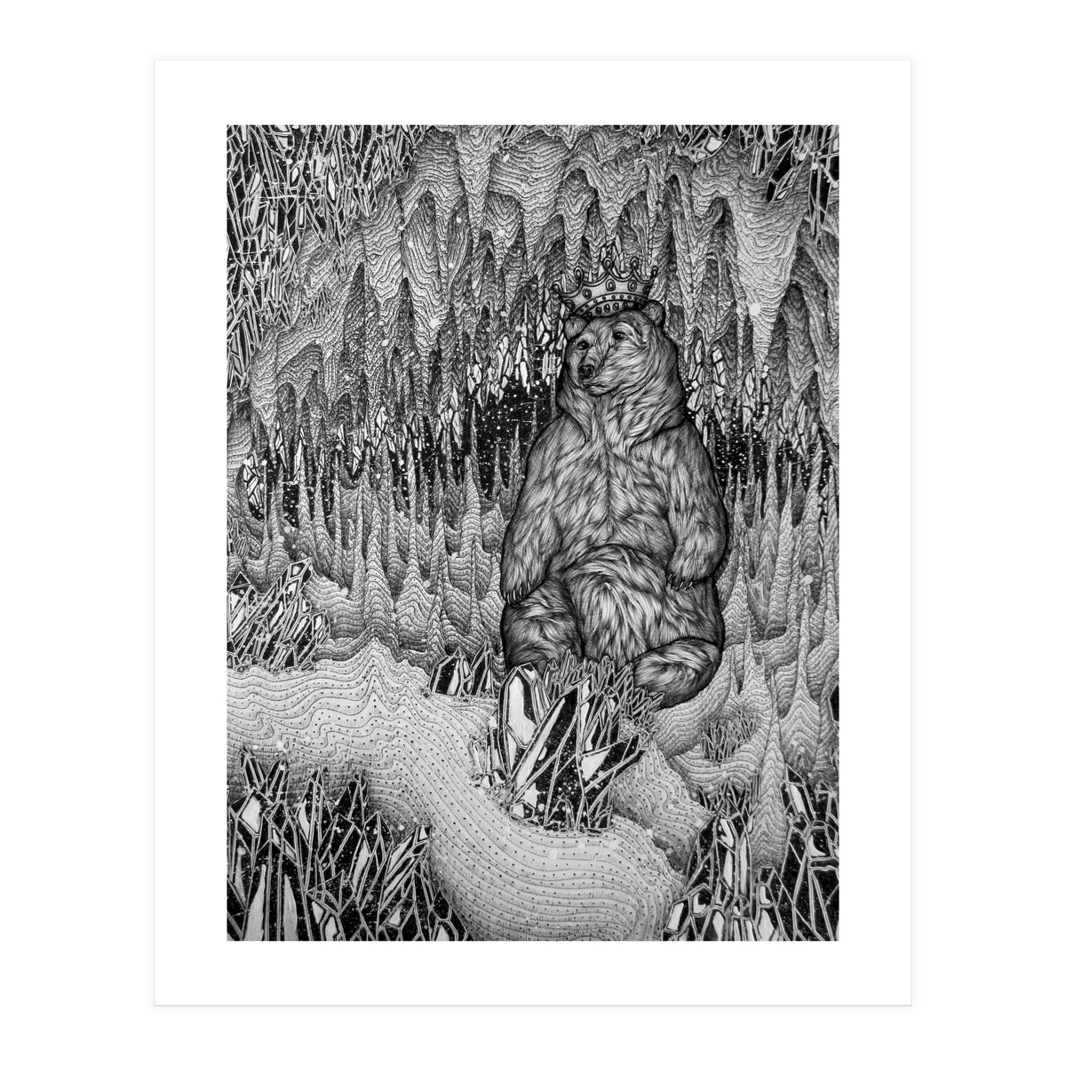 Cave Of The Bear King (Print Only)