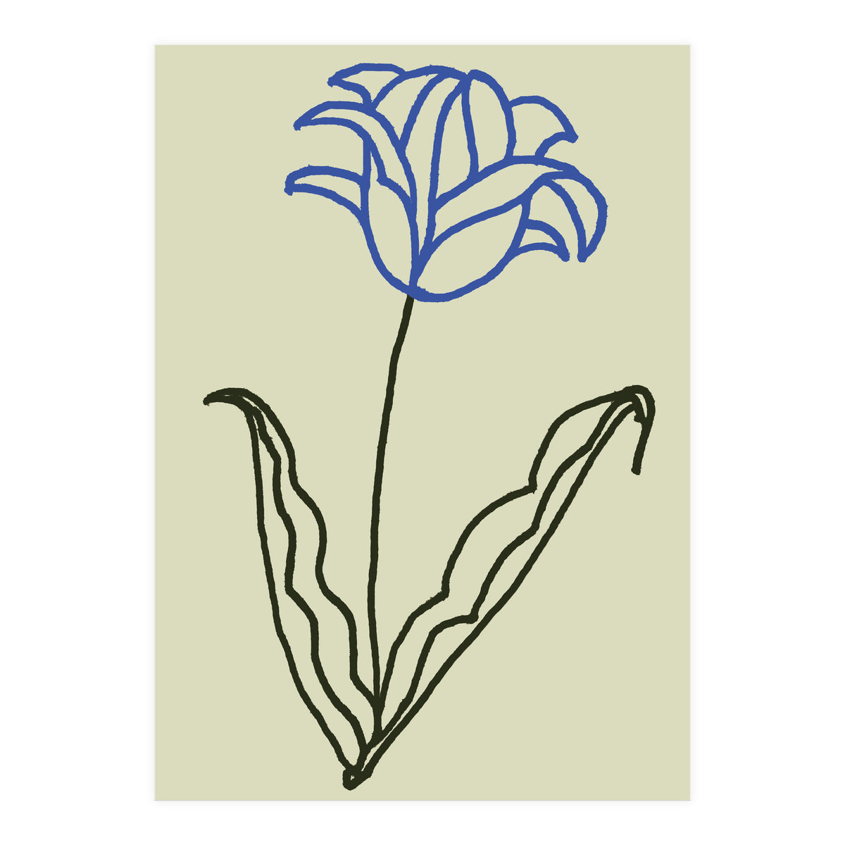 Blue flower (Print Only)