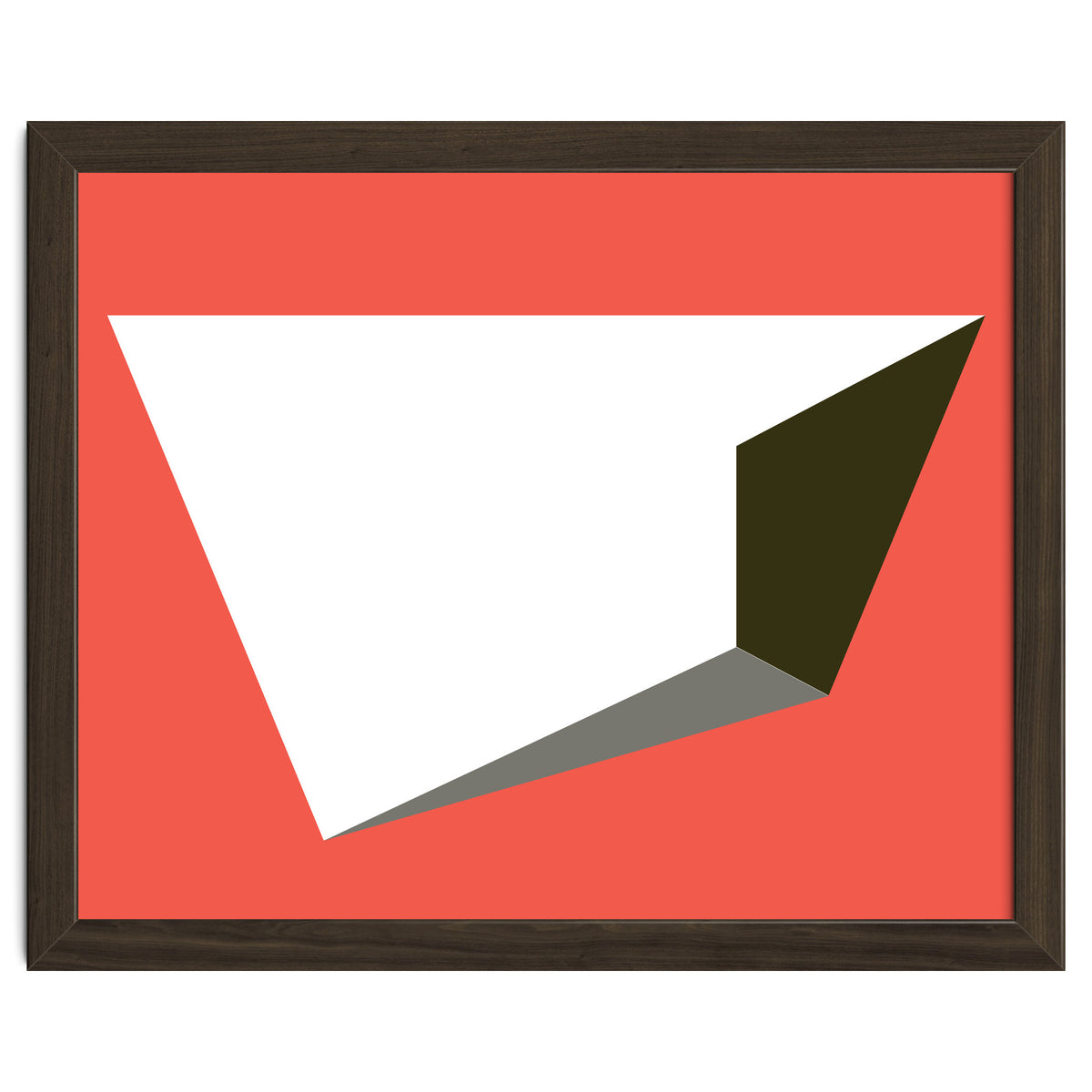 Geometric Shapes No. 81 - pink, grey, black & white