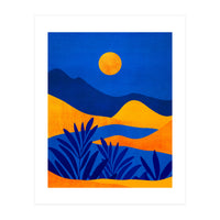 Moonrise Mountains (Print Only)