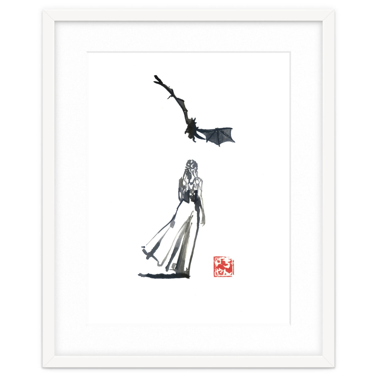 daenerys targaryen and the dragon