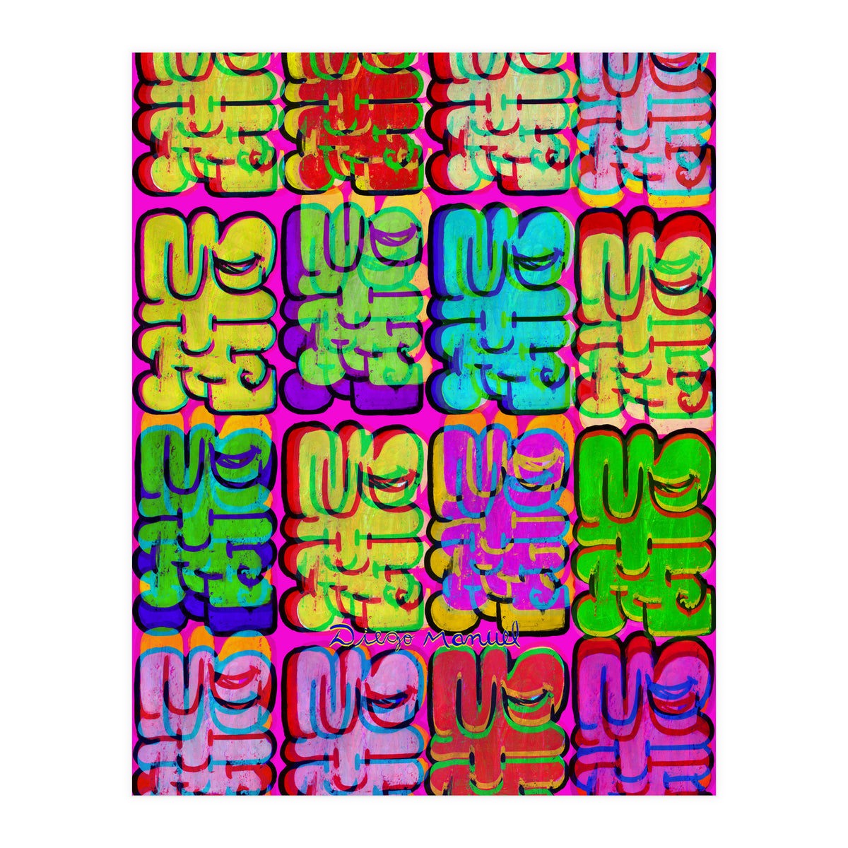 Graffitis 2021 Tapiz 124 (Print Only)