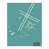 San Francisco Airport Layout (Print Only) thumbnail