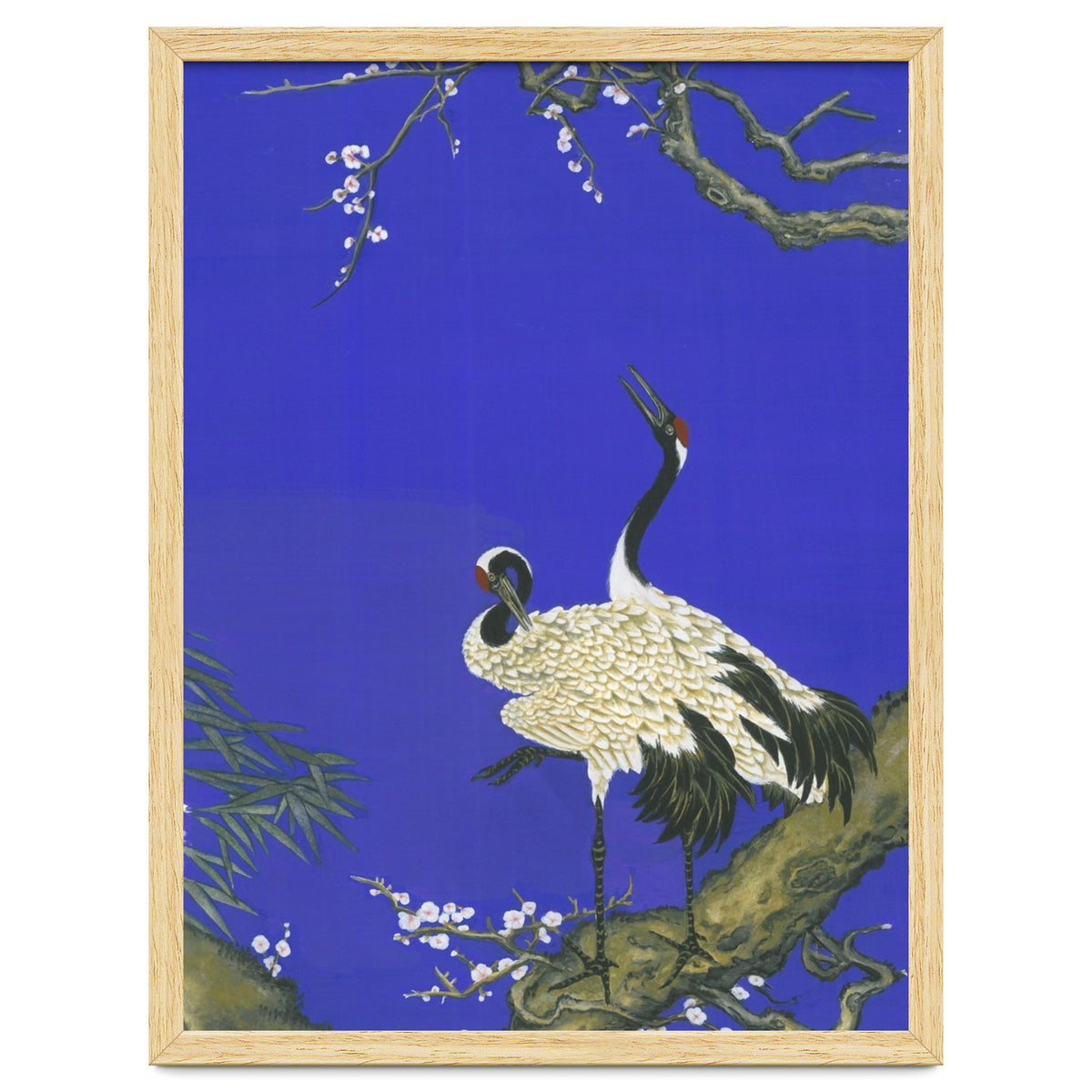 Cranes & Peach Blossom