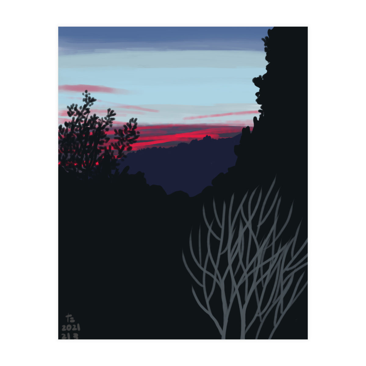 A Second Before Darkness (Print Only)