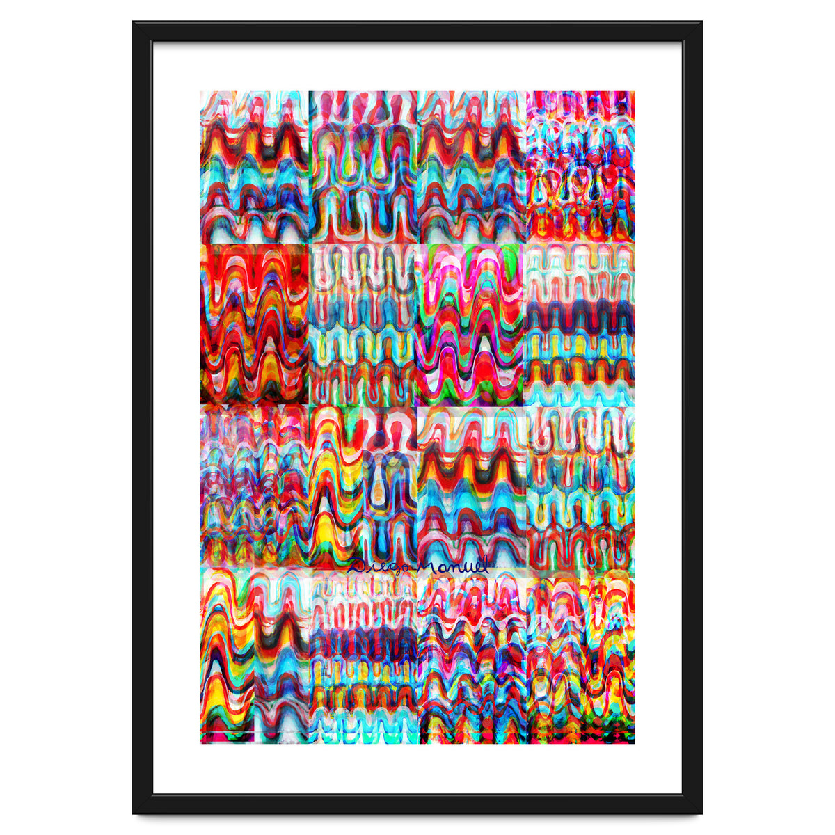 Pop abstract color full