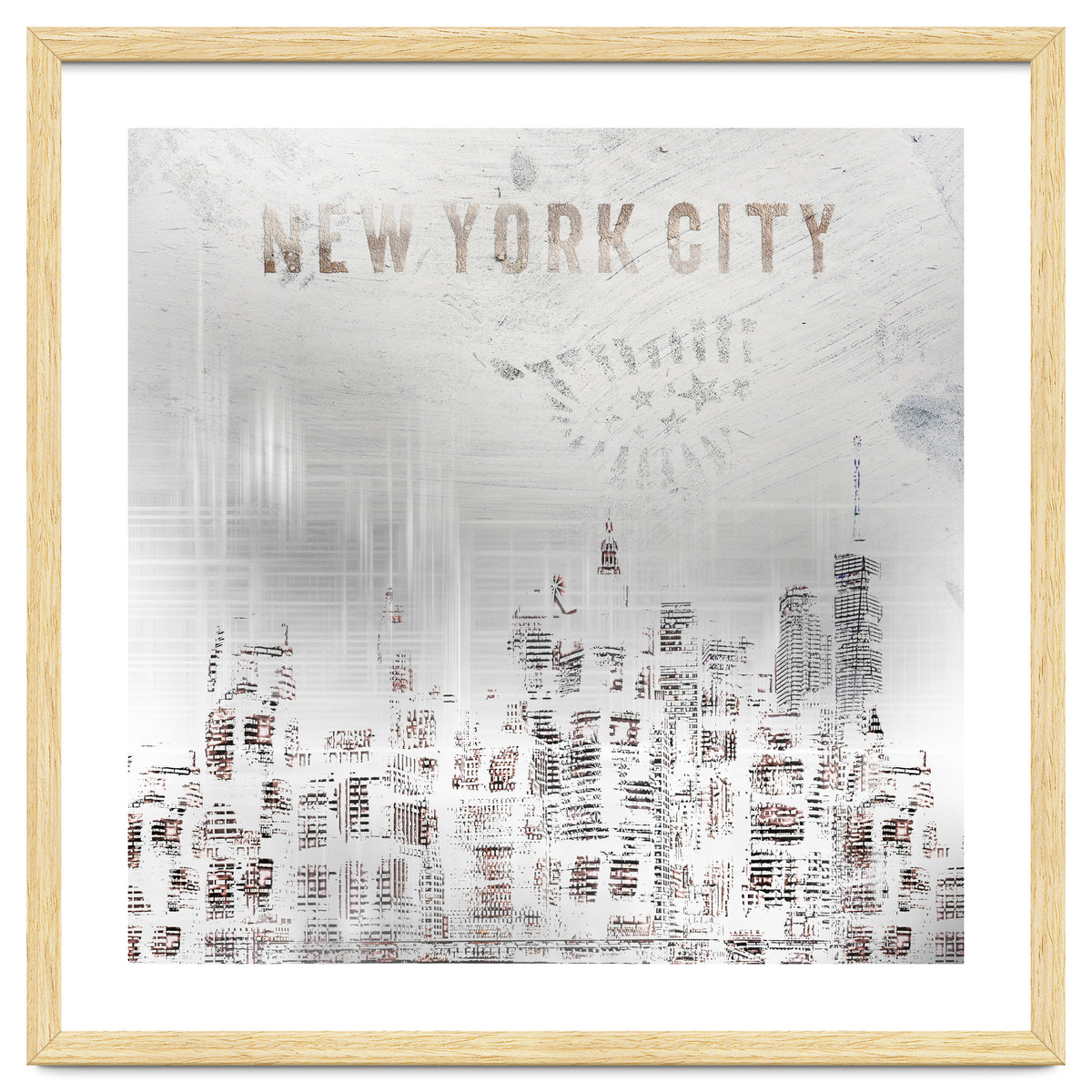 MODERN ART New York City Skylines