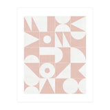 My Favorite Geometric Patterns No.11 - Pale Pink (Print Only) thumbnail