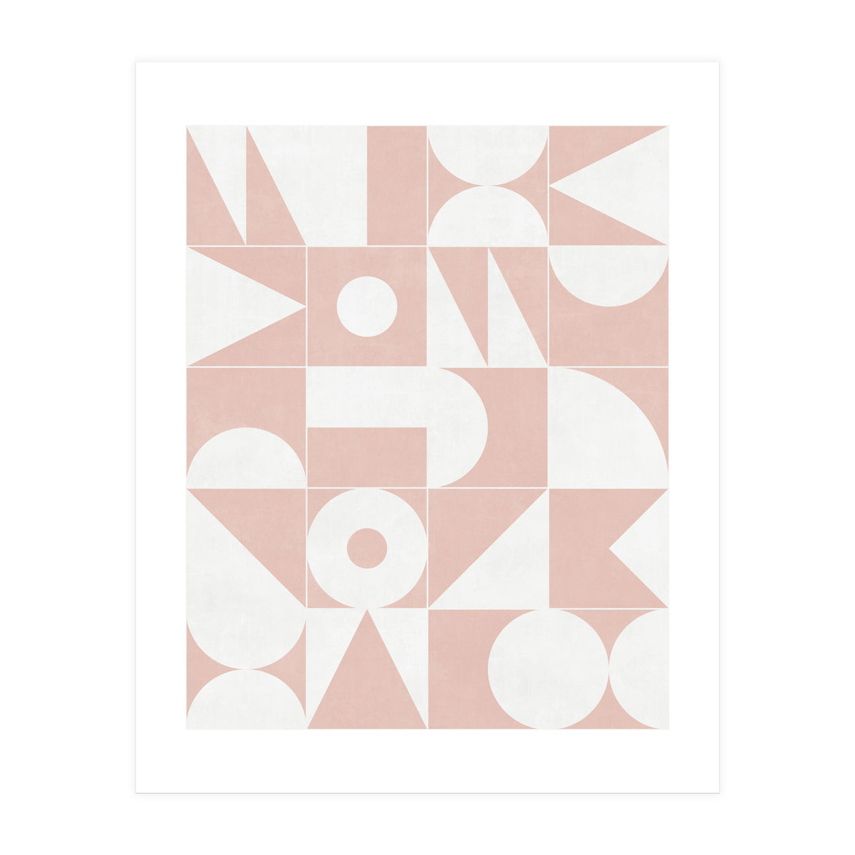 My Favorite Geometric Patterns No.11 - Pale Pink (Print Only)