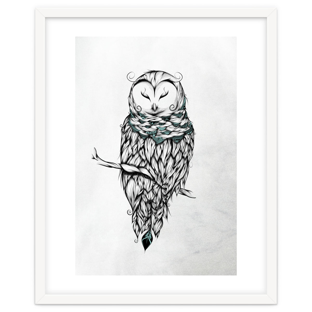 Poetic Snow Owl