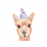 Alpaca and Bunny (Print Only) thumbnail