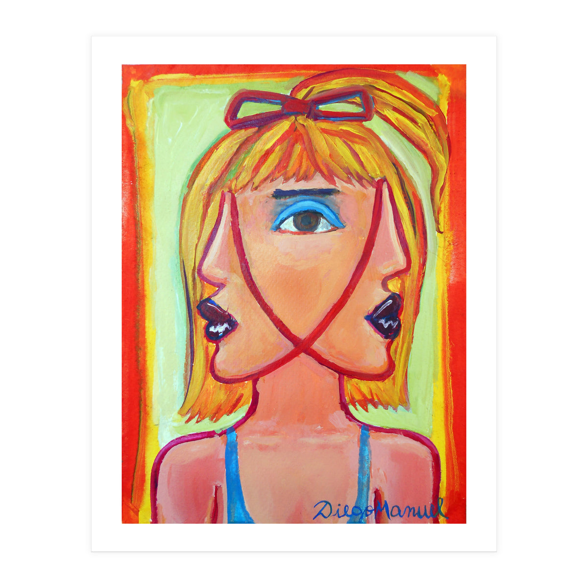 Cabeza De Mujer 7 (Print Only)