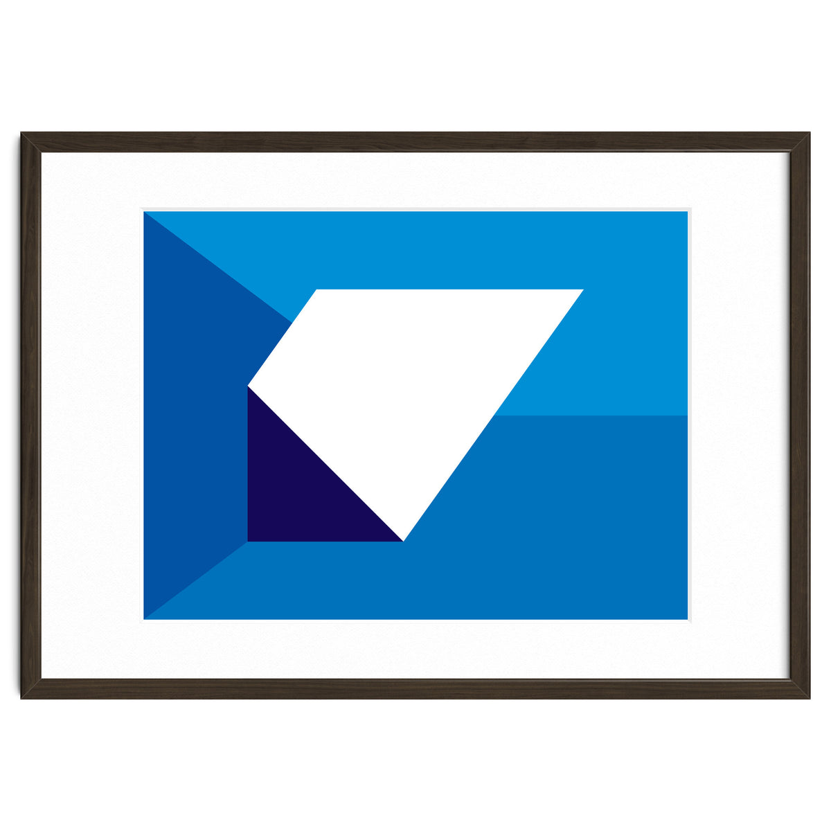 Geometric Shapes No. 32 -  blues