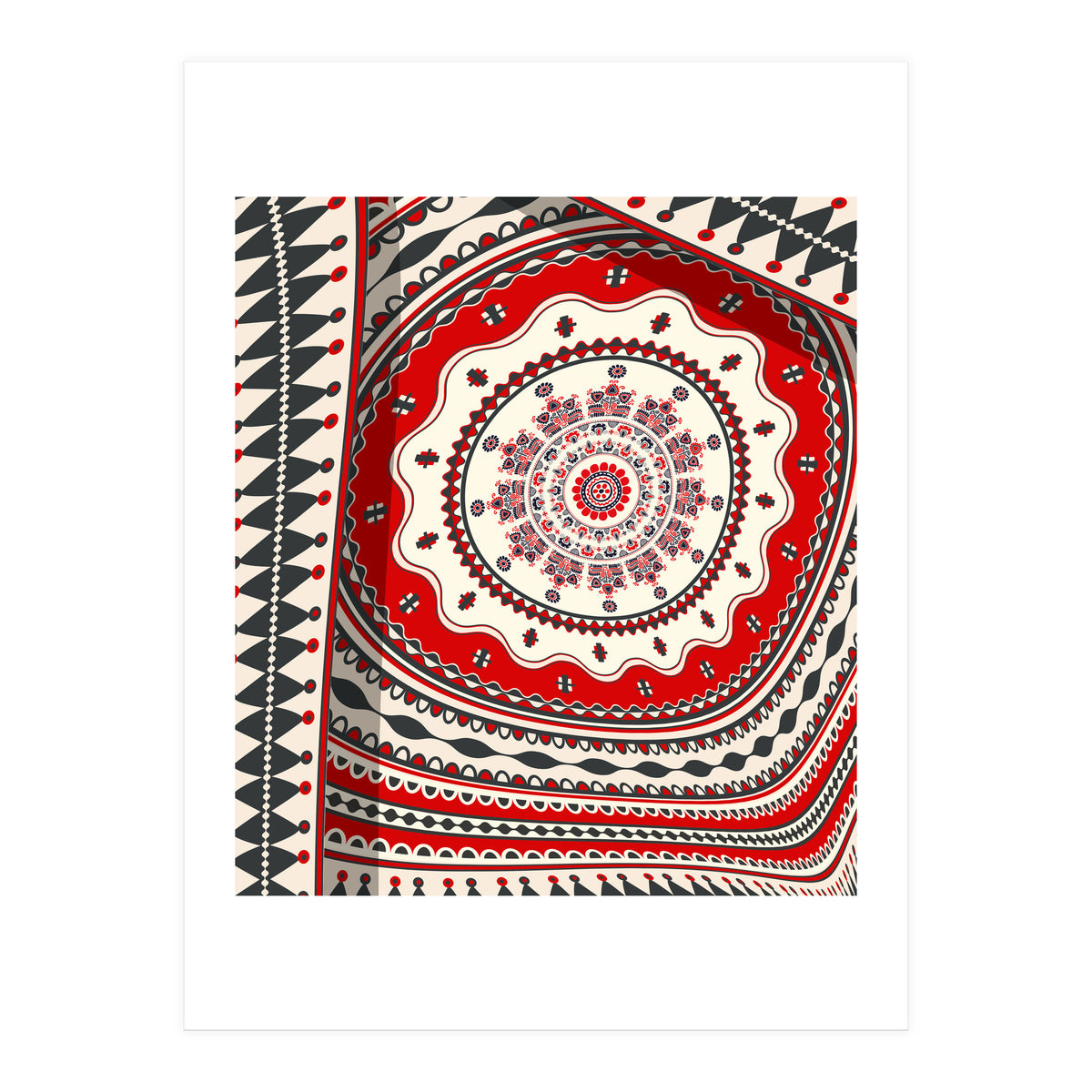 Romanian embroidery background 25 (Print Only)