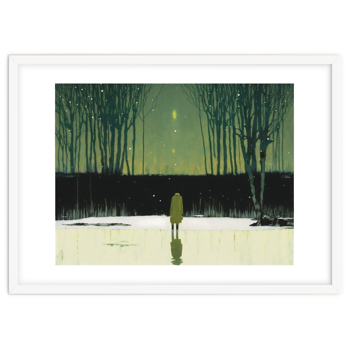 Eerie Woods Landscape