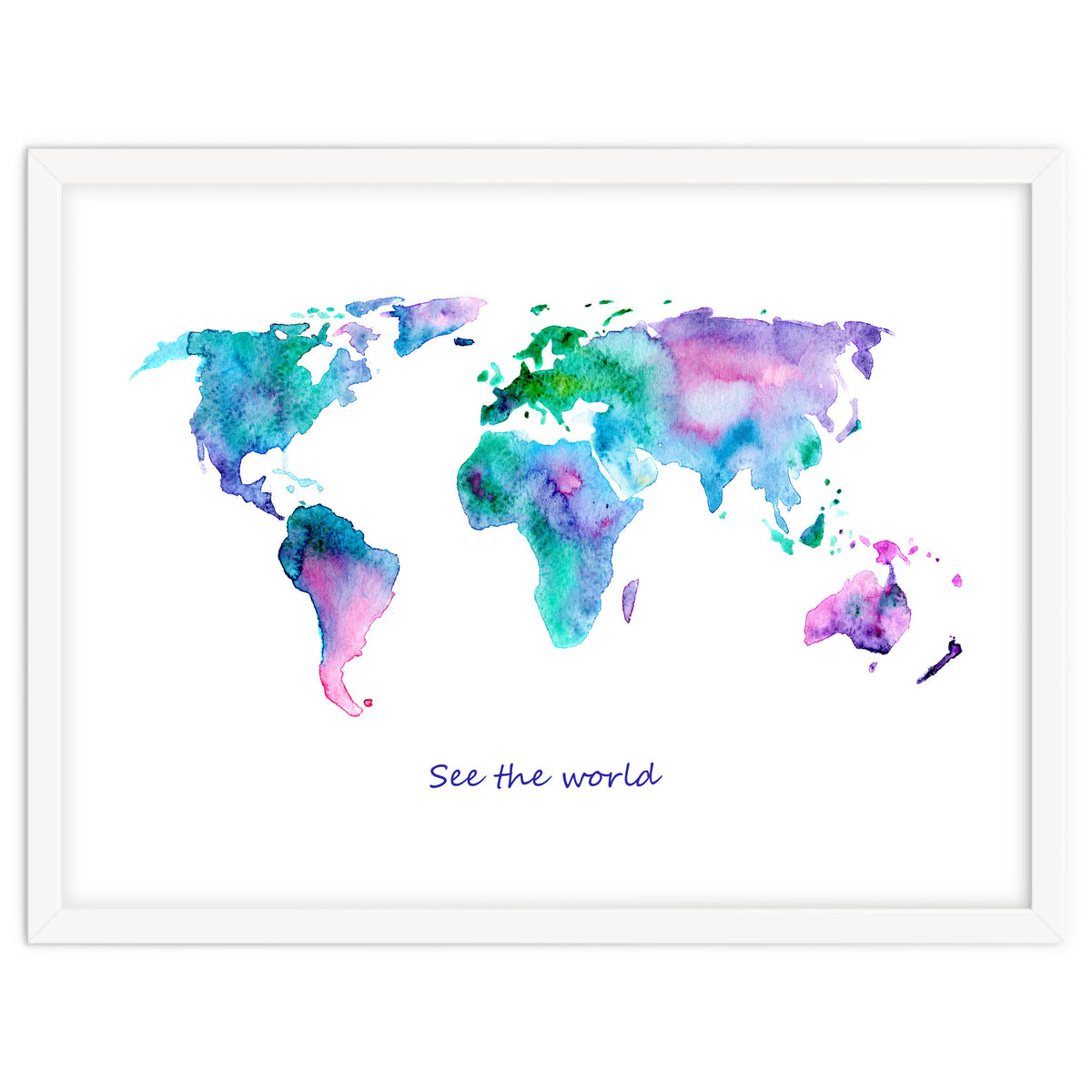 See the world || watercolor
