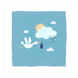 Baby Stork And Sun (Print Only) thumbnail
