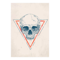 Skull In Triangles Ii (Print Only)