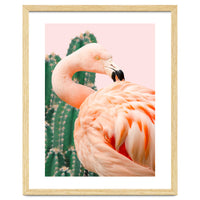 Flamingo & Cactus