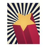 Mid Century 3d Star (Print Only) thumbnail