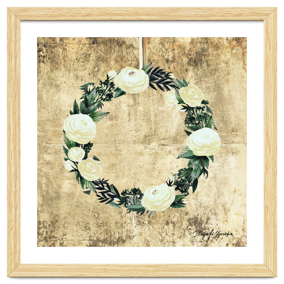 Wreath #White Flowers #Royal collection