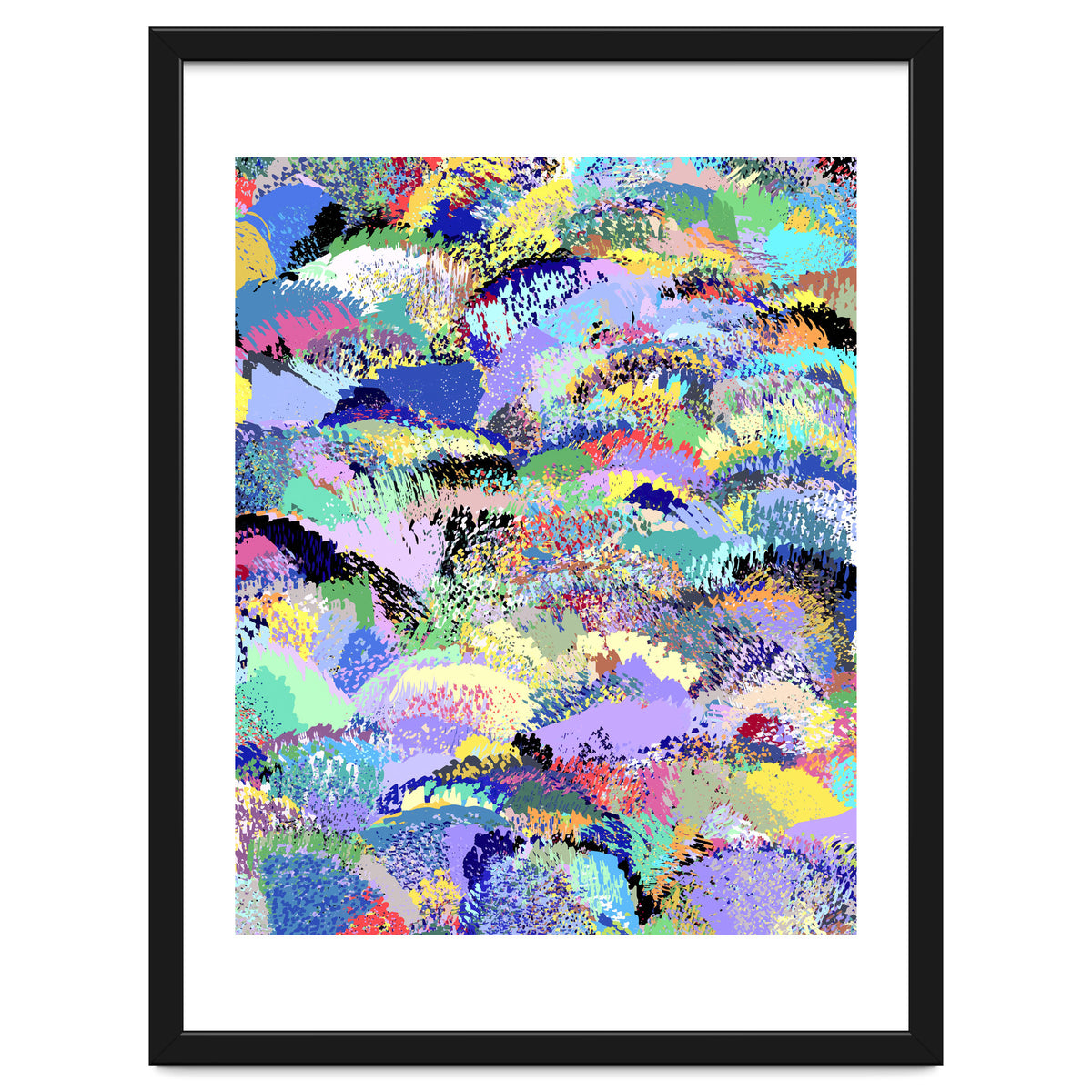 Lavender Soul Garden, Botanical Jungle Bohemian Nature Illustration, Plants Forest PaintingGarden