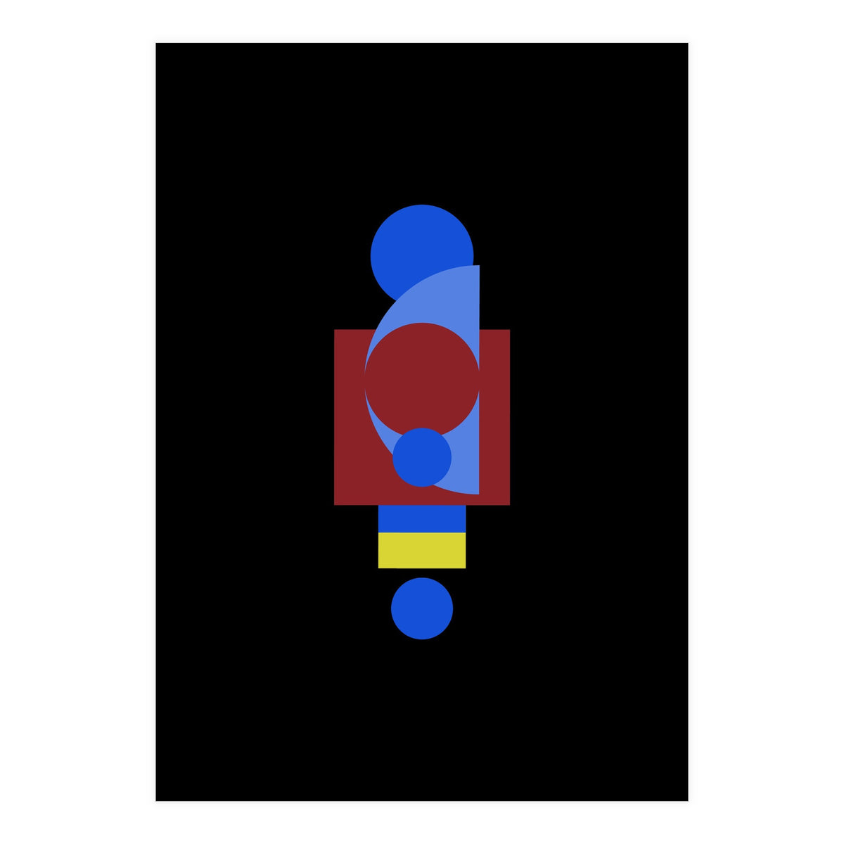 Man | abstract modern (Print Only)