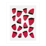 Summer strawberries red  (Print Only) thumbnail