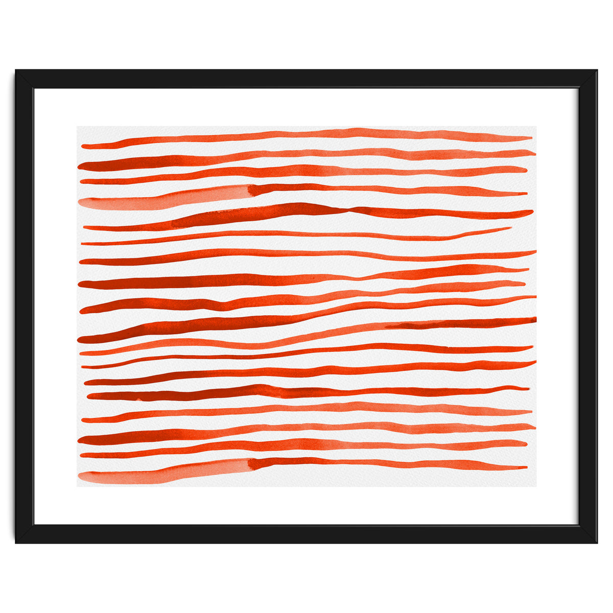 Irregular orange lines pattern