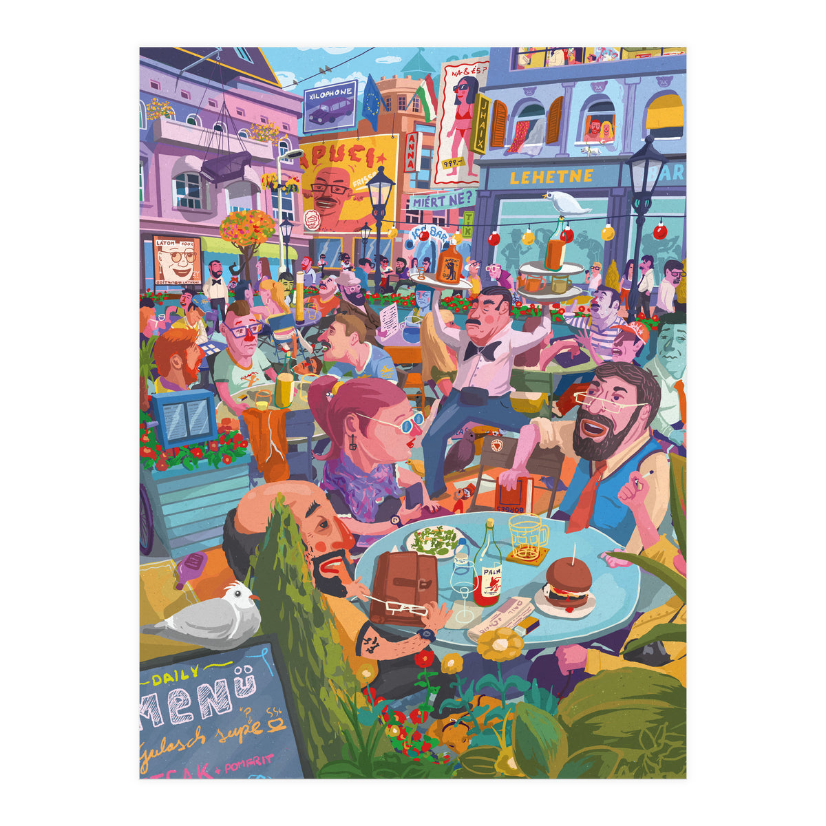 Terrace Budapest (Print Only)