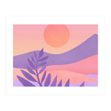 Oasis Sunset Landscape (Print Only) thumbnail