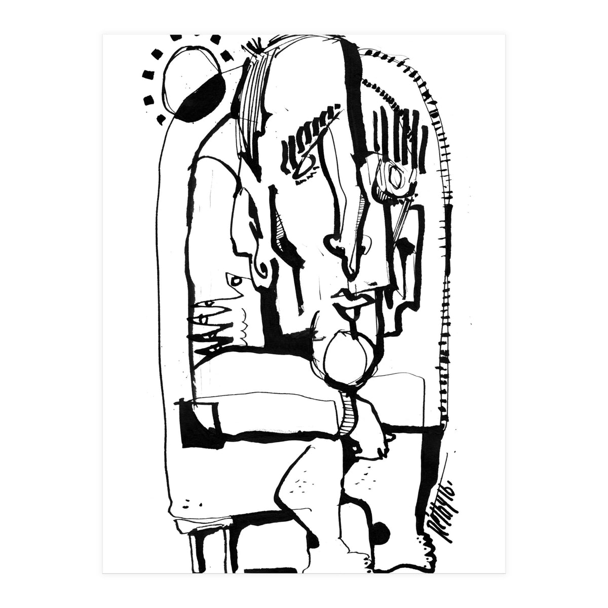 Freezing in Sunlight - b&w (Print Only)