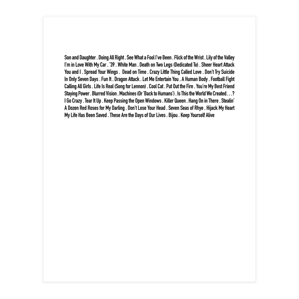 JUST QUEEN (Print Only)