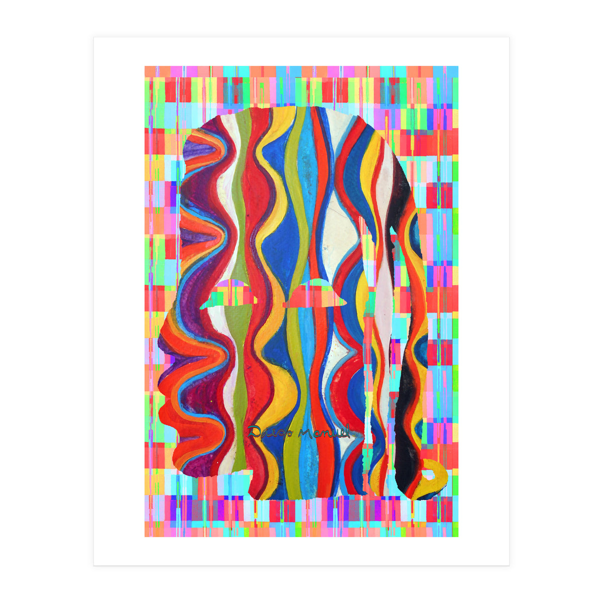 Abstracto Pop Nuevo B Nuevo 12 (Print Only)