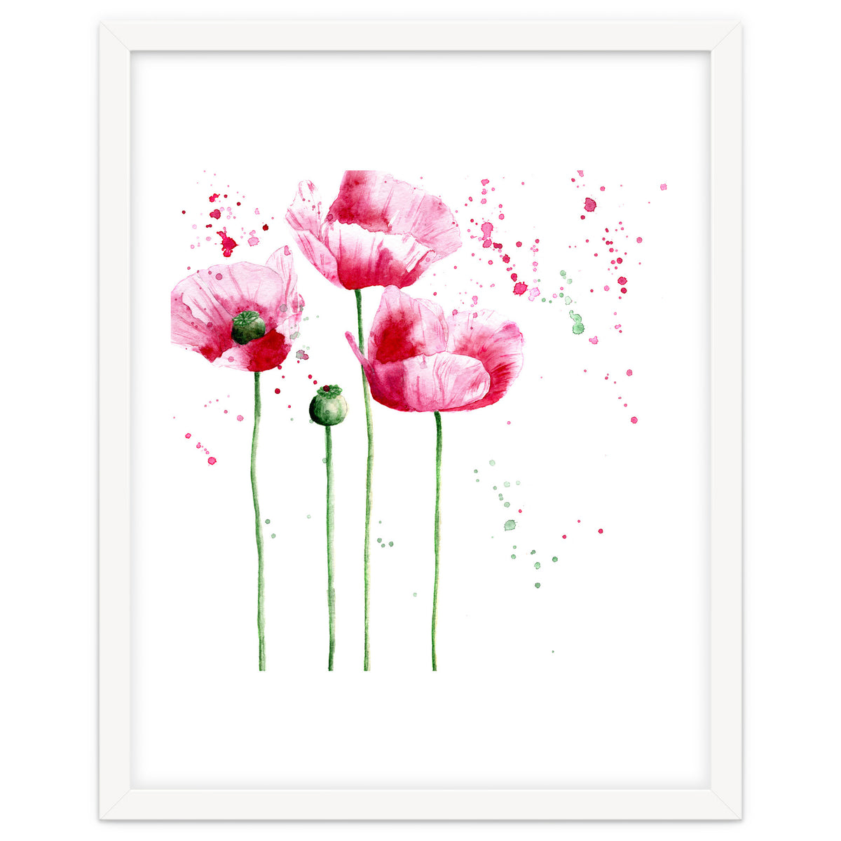 Poppies || watercolor
