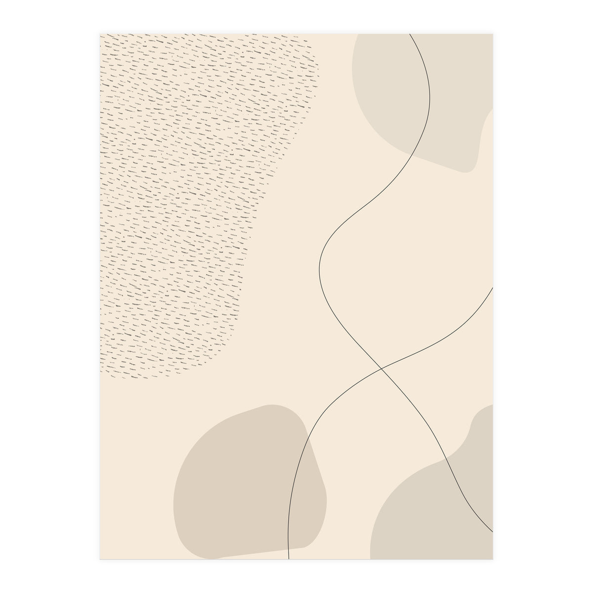 Mid-Century Modern No. 3 | brown   (Print Only)